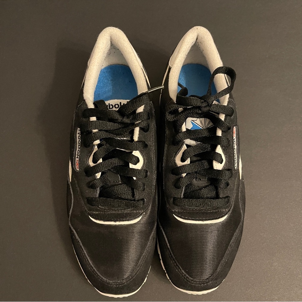 Reebok Classics Black and White Athletic Shoes